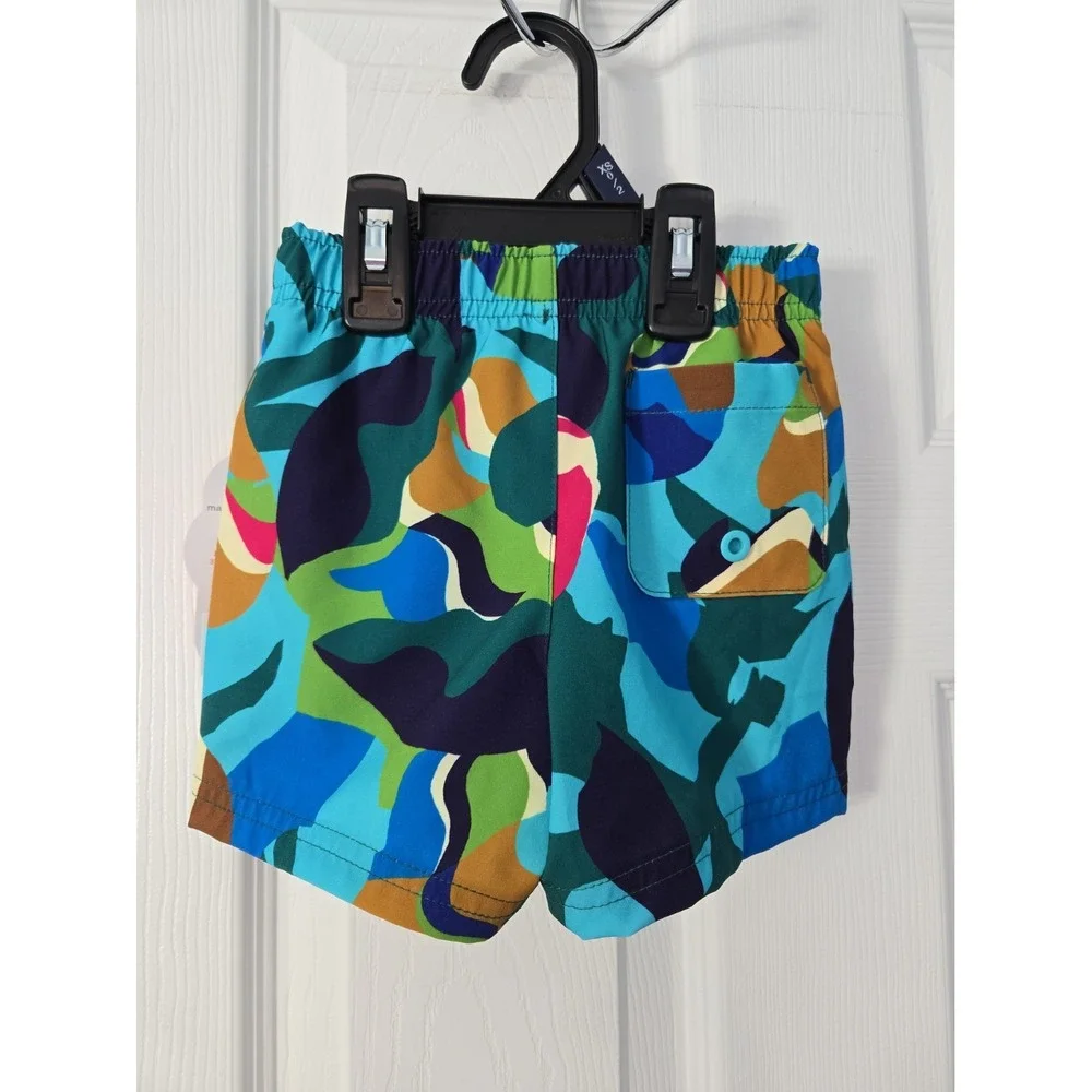 Wonder Nation Infant 18M Swim Trunks Multicolor